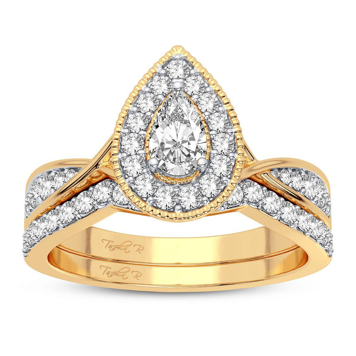 14K 0.60CT Diamond Bridal Ring