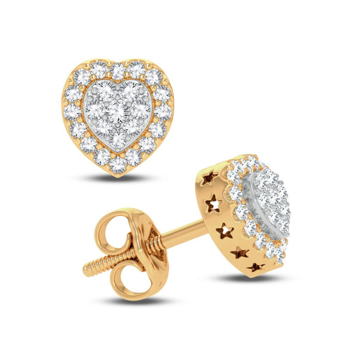 10K 0.25CT DIAMOND EARRING