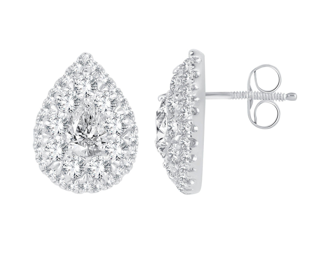 Elegant 14K 0.79ct Diamond Earring