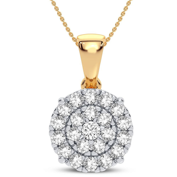 14K 1.50 CT DIAMOND PENDANT