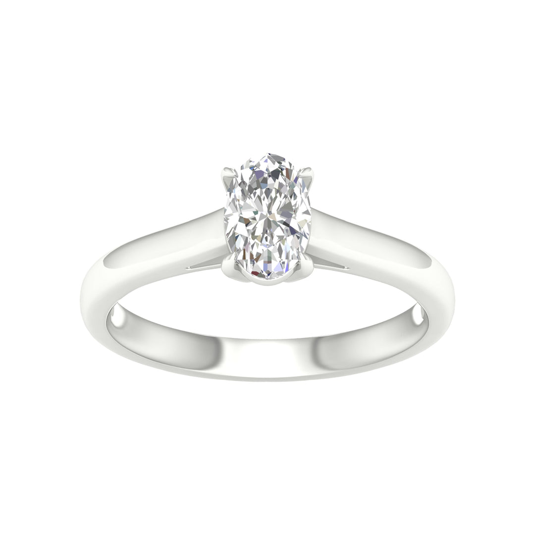 14K 0.75CT Certified Lab Grown Diamond Ring ( IGI Certified )