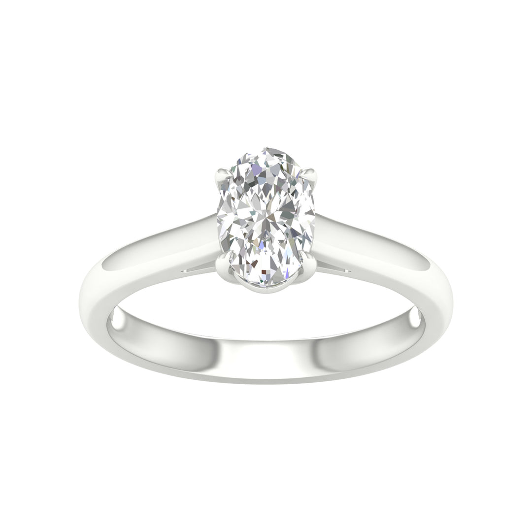 14K 1.00CT Certified Lab Grown Diamond Ring ( IGI Certified )