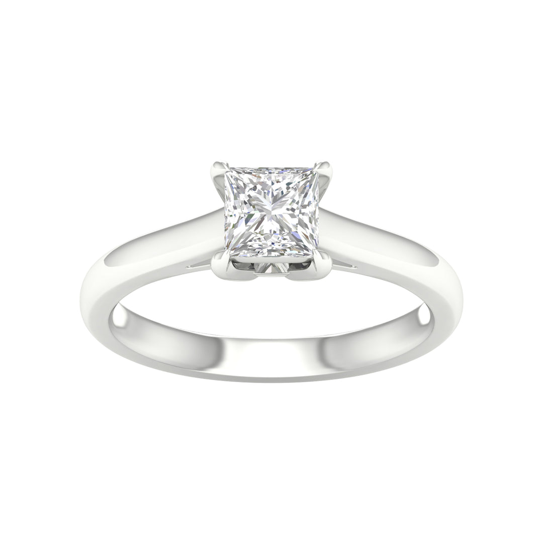 14K 1.00CT Certified Lab Grown Diamond Ring ( IGI Certified )