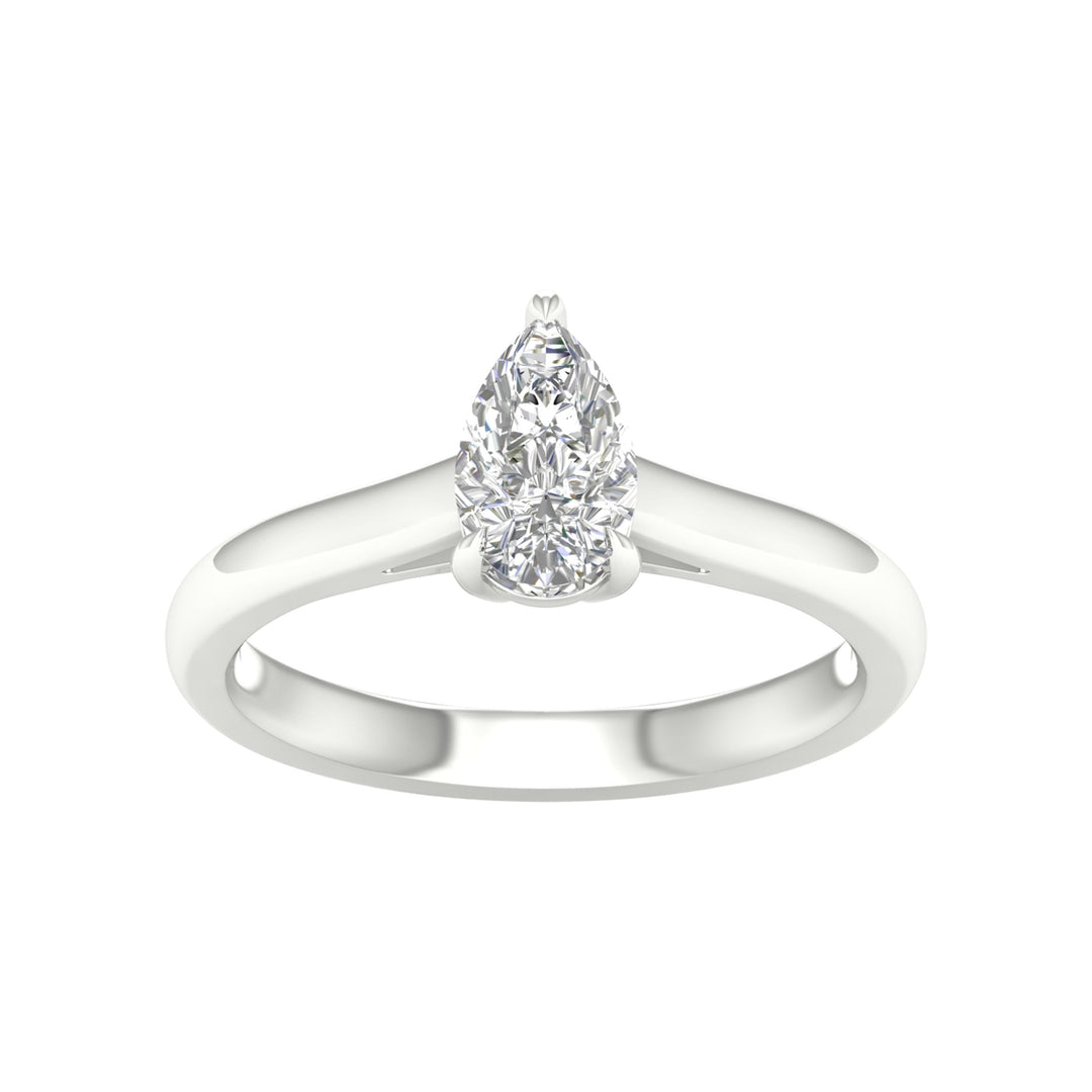 14K  0.75CT Certified Lab Grown Diamond Ring ( IGI Certified )