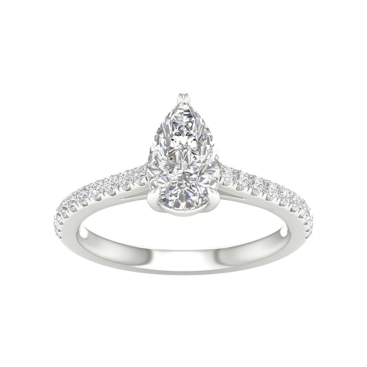 14K 1.25CT  Certified Lab Grown Diamond Ring ( IGI Certified )
