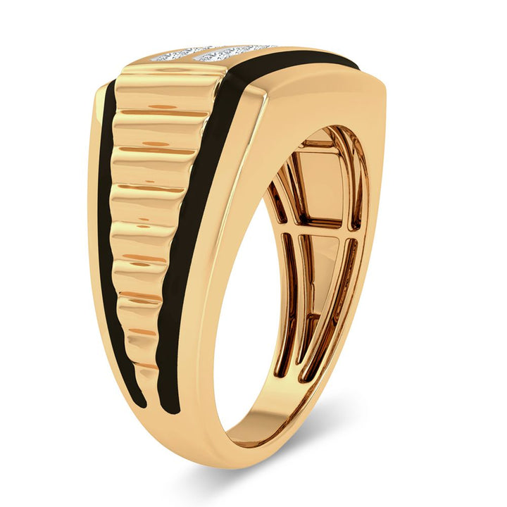 10K 0.25ct Diamond Mens Ring