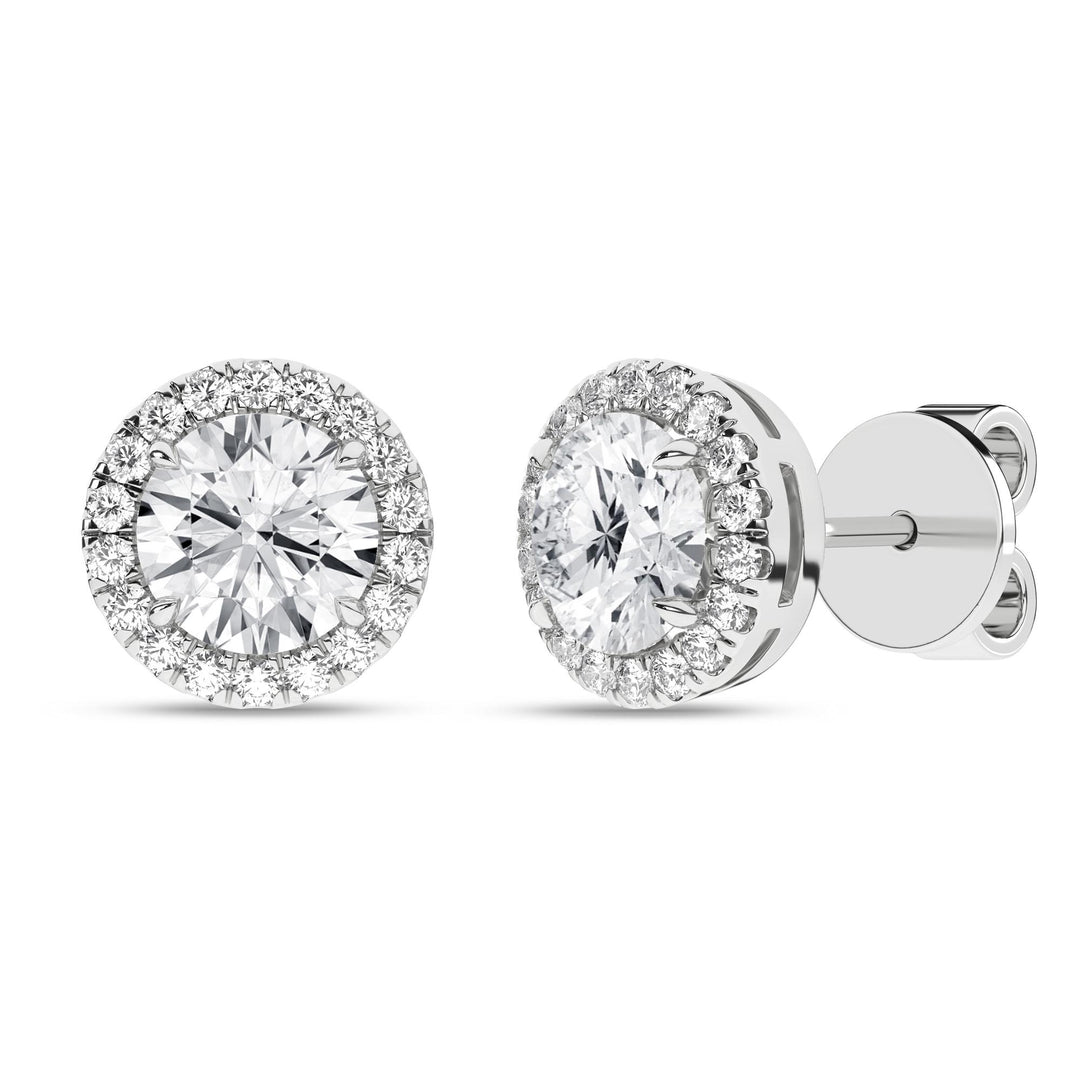14K 2.25ct Certified Lab Grown Diamond Earrings