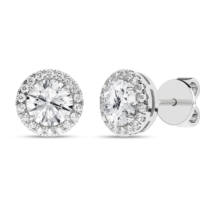 14K 2.25ct Certified Lab Grown Diamond Earrings