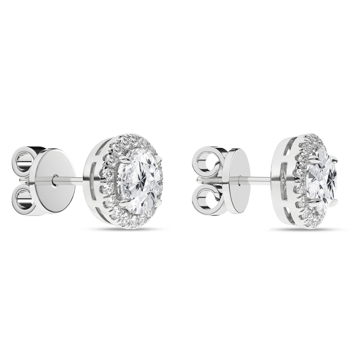 14K 2.25ct Certified Lab Grown Diamond Earrings