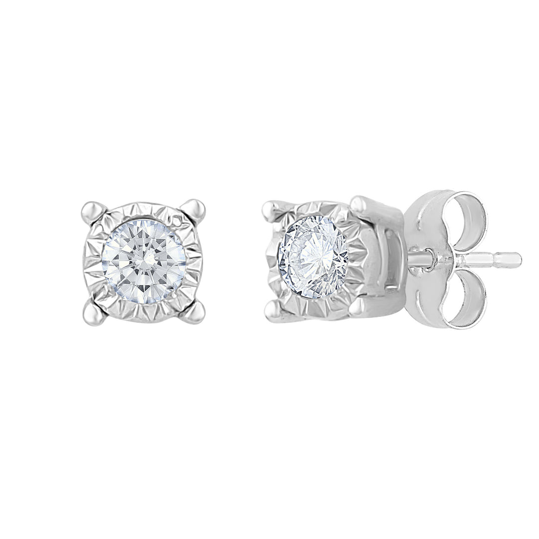 10K 0.10CT Diamond Stud Earring