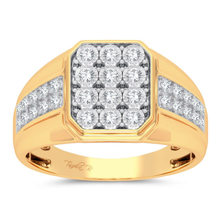 10K 0.20ct Diamond Mens Ring