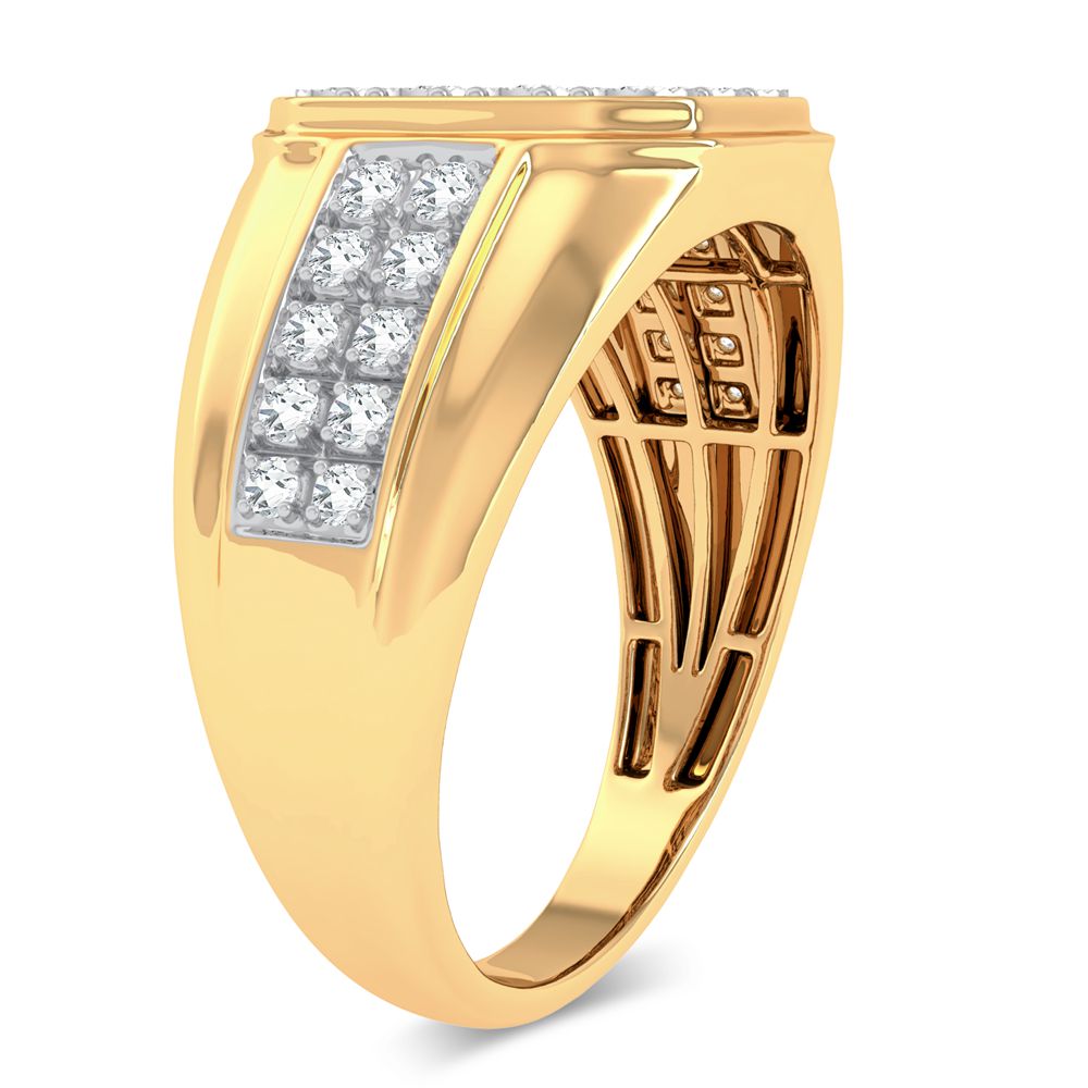 10K 0.20ct Diamond Mens Ring