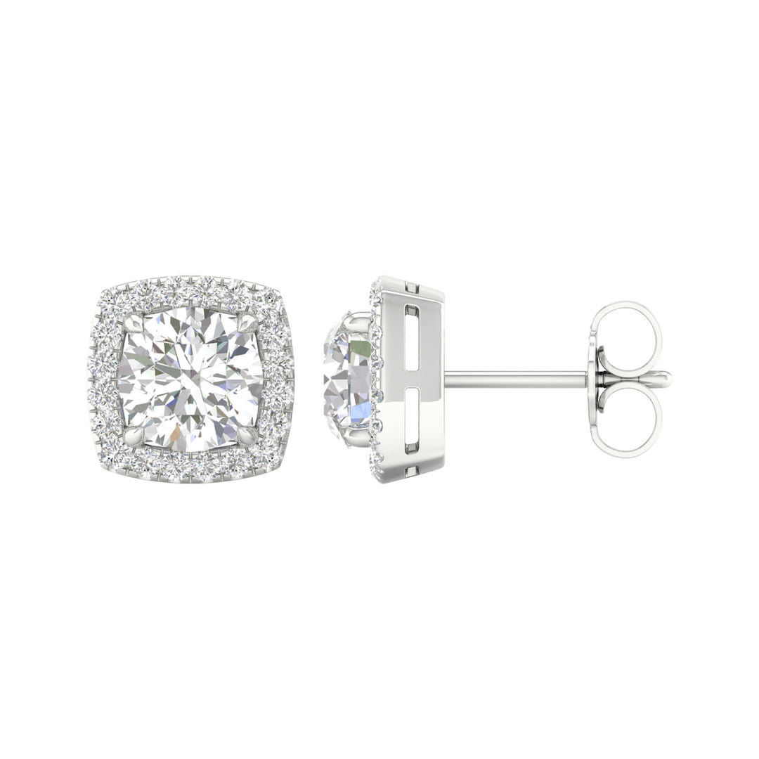 14K 2.25CT Certified Lab Grown Diamond Earrings ( IGI Certified )