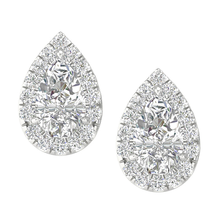 14K 1.15CT Lab Grown Earrings