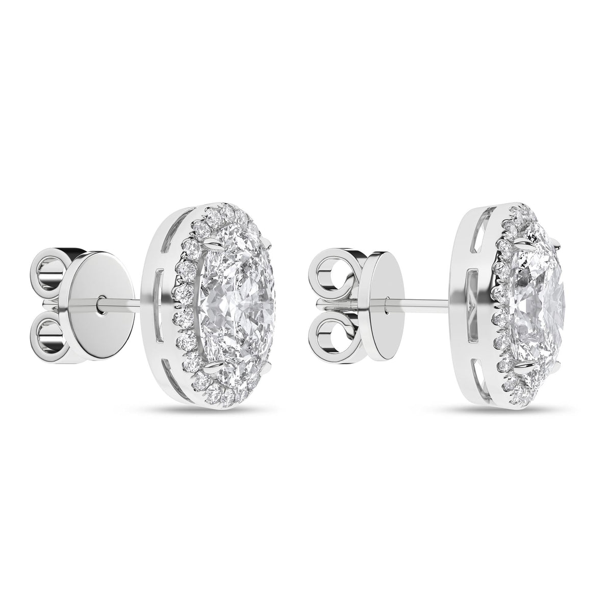 14K 2.25ct Certified Lab Grown Diamond Earrings