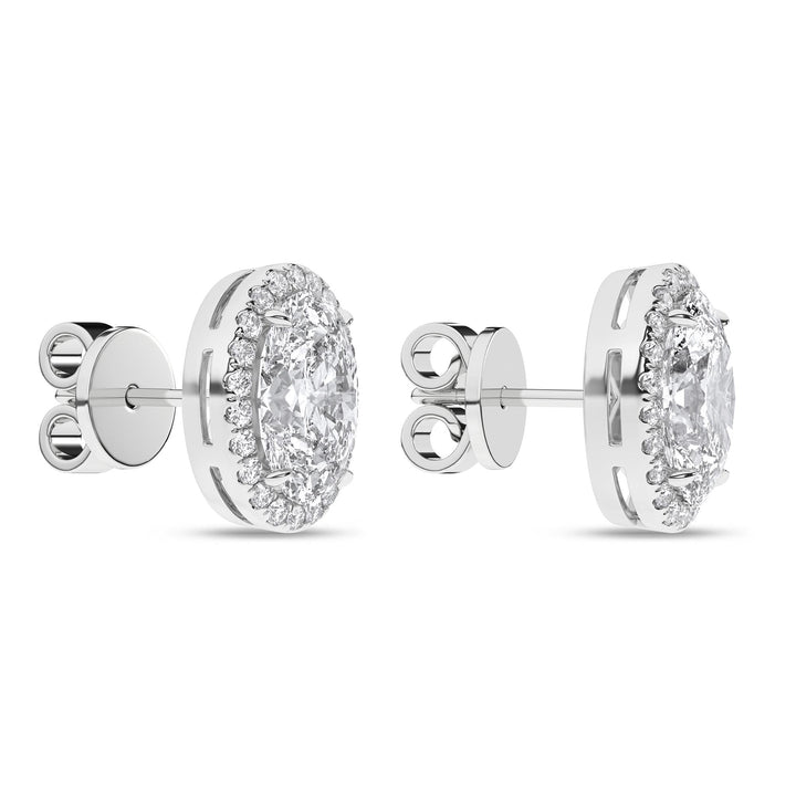 14K 2.25ct Certified Lab Grown Diamond Earrings