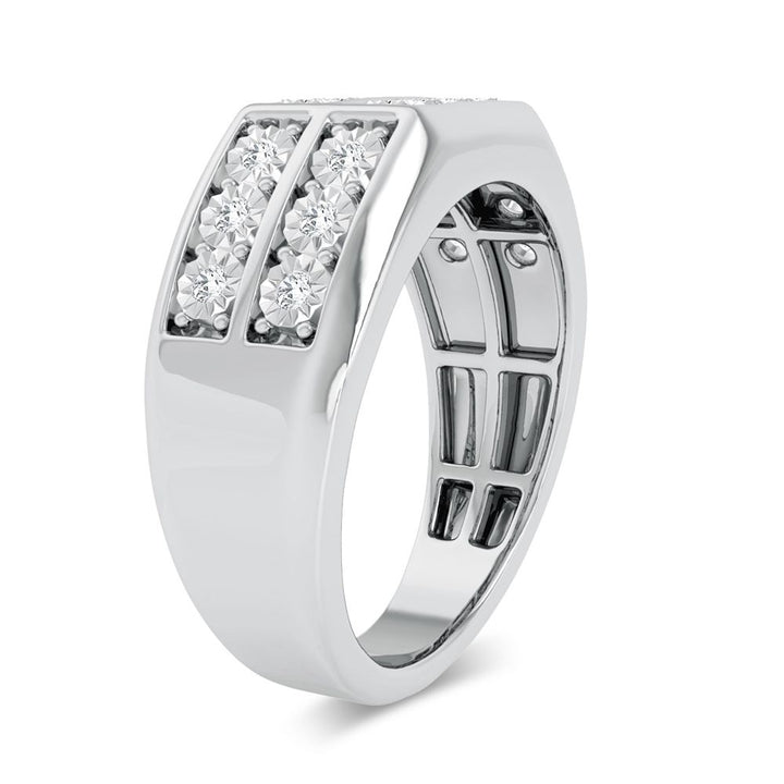 10K 0.20ct Diamond Mens Ring