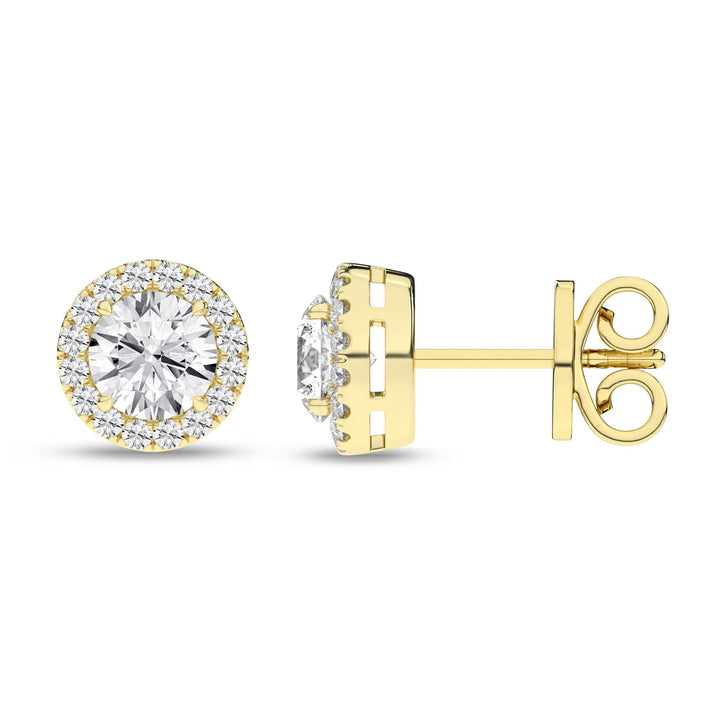 14K 2.25ct Certified Lab Grown Diamond Earrings