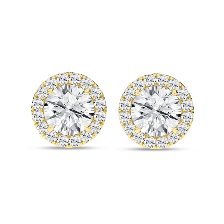 14K 2.25ct Certified Lab Grown Diamond Earrings