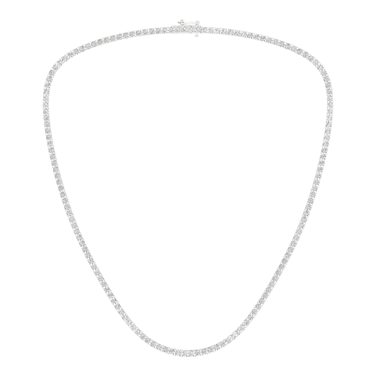 14K 10.00CT Certified Lab Grown Diamond Necklace ( IGI Certified )