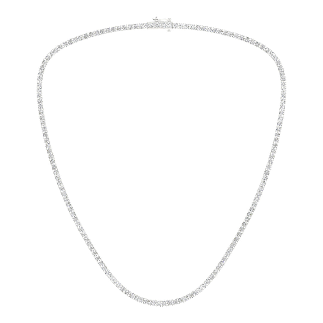 14K 10.00CT Certified Lab Grown Diamond Necklace ( IGI Certified )