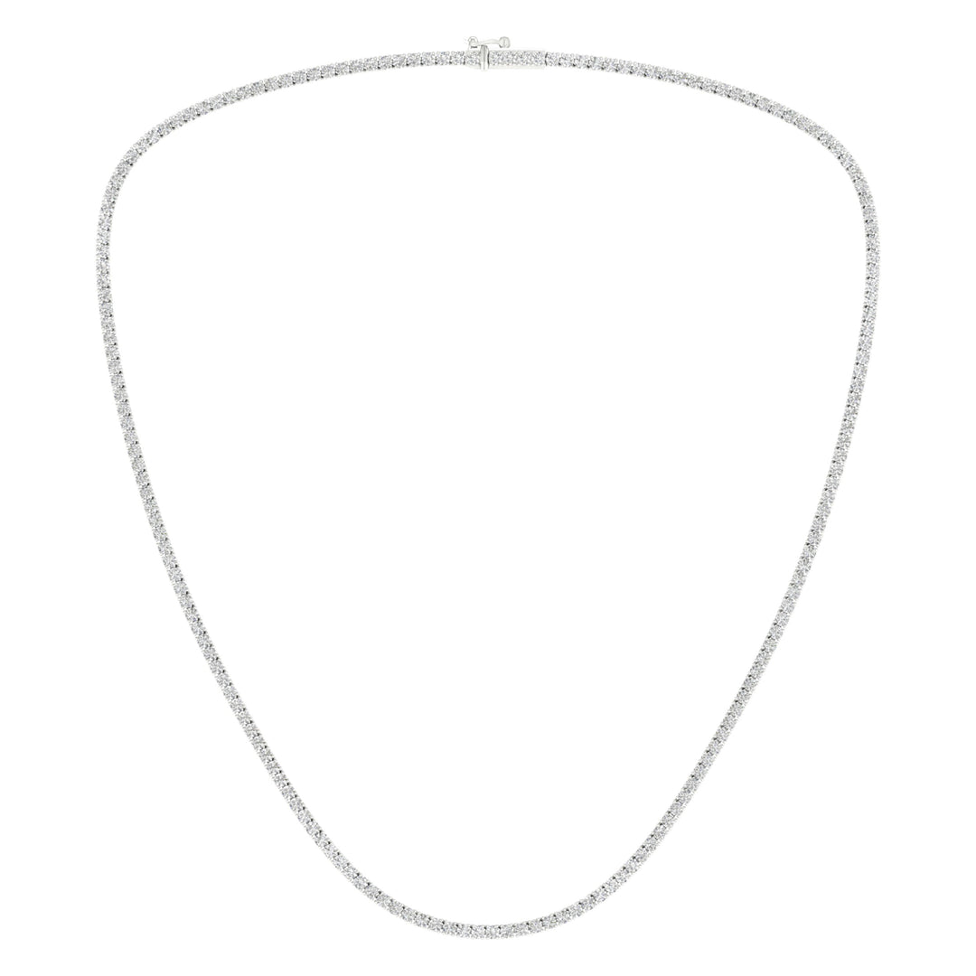 14K 5.00CT Certified Lab Grown Diamond Necklace ( IGI Certified )