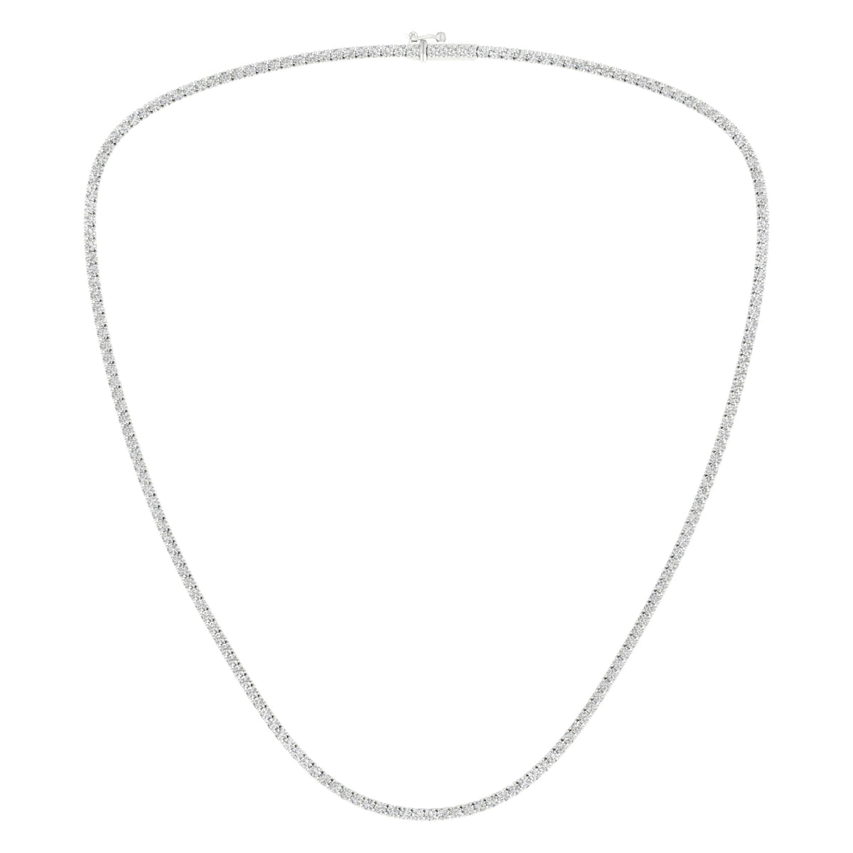 14K 5.00CT Certified Lab Grown Diamond Necklace ( IGI Certified )