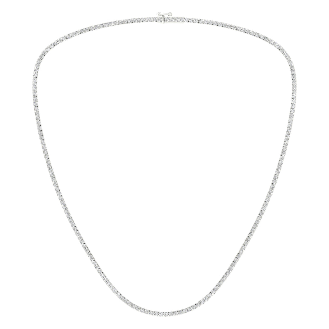 14K 5.00CT Certified Lab Grown Diamond Necklace ( IGI Certified )