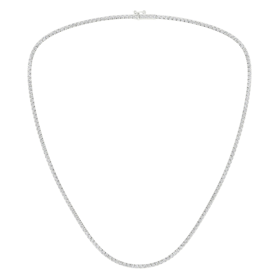 14K 5.00CT Certified Lab Grown Diamond Necklace ( IGI Certified )