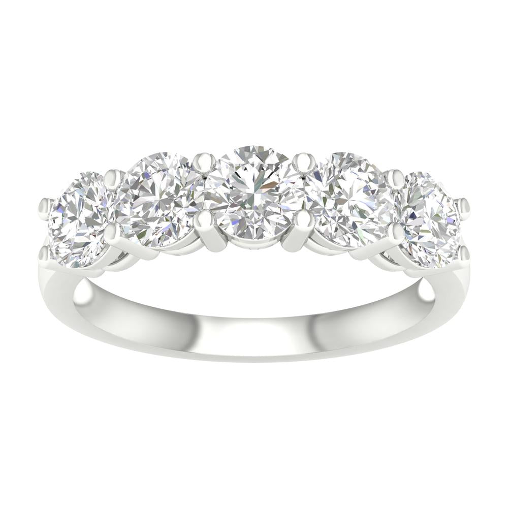 14K 2.00CT Certified Lab Grown Diamond Bands ( IGI Certified )