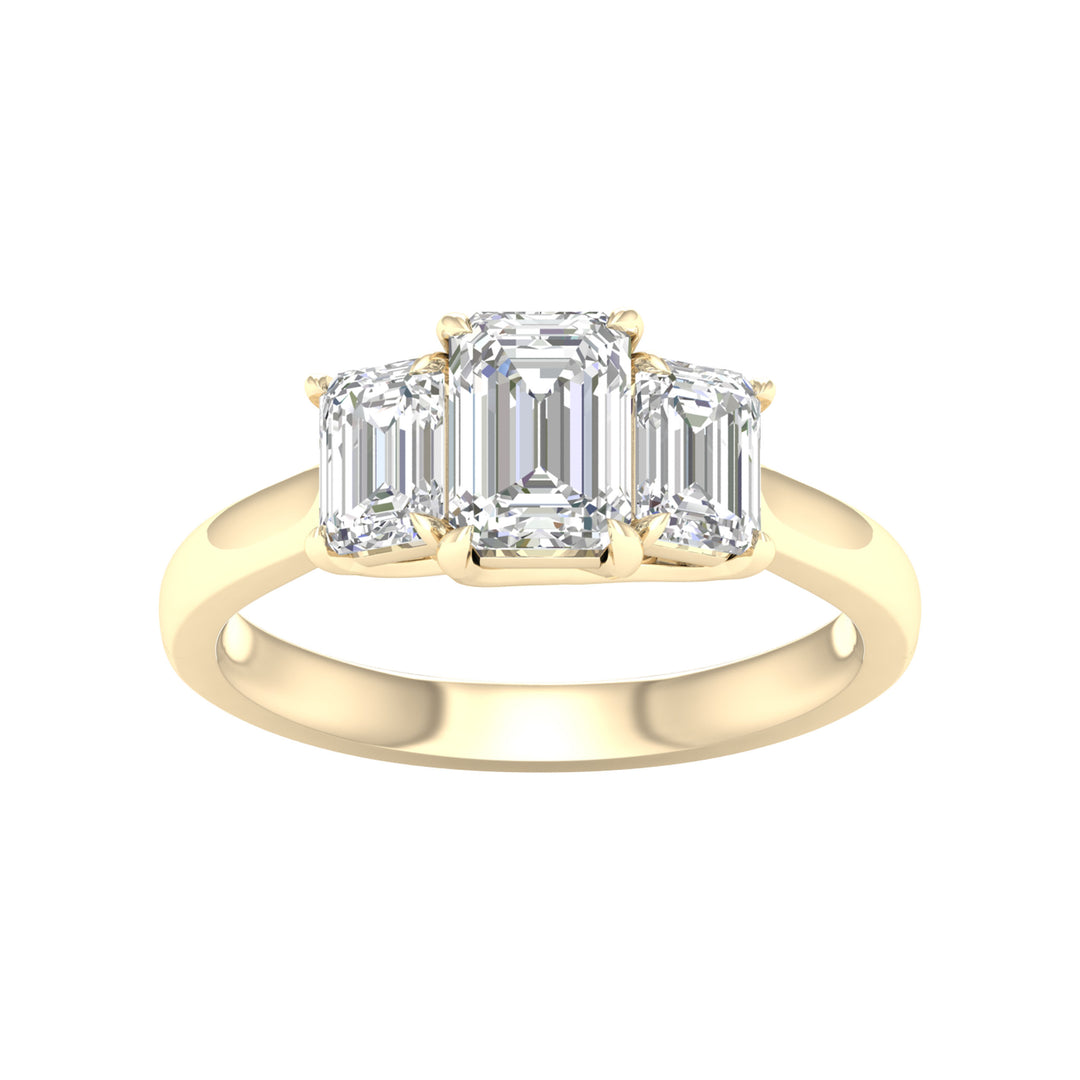 14K 2.00CT Certified Lab Grown Diamond Ring ( IGI Certified )