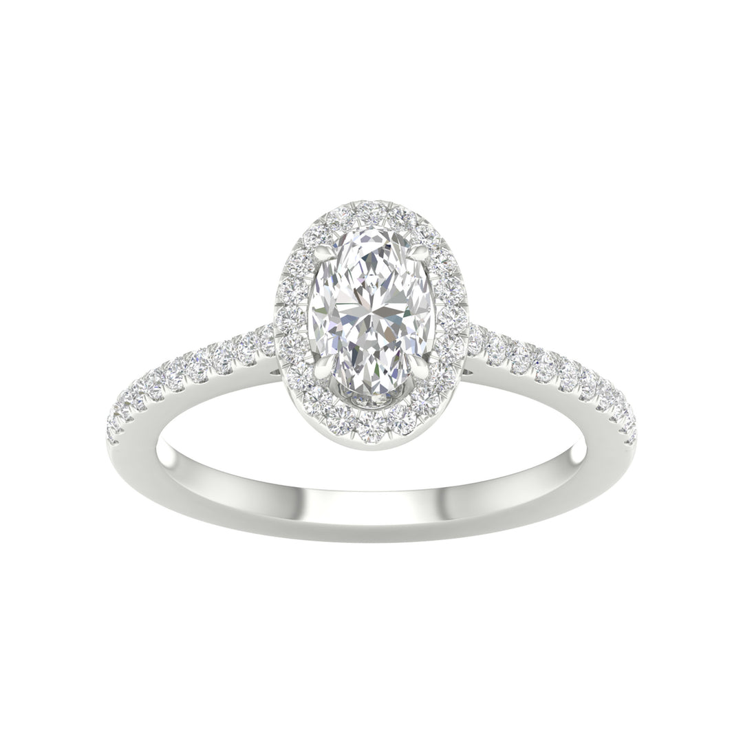 14K 1.25CT Certified Lab Grown Diamond Ring ( IGI Certified )