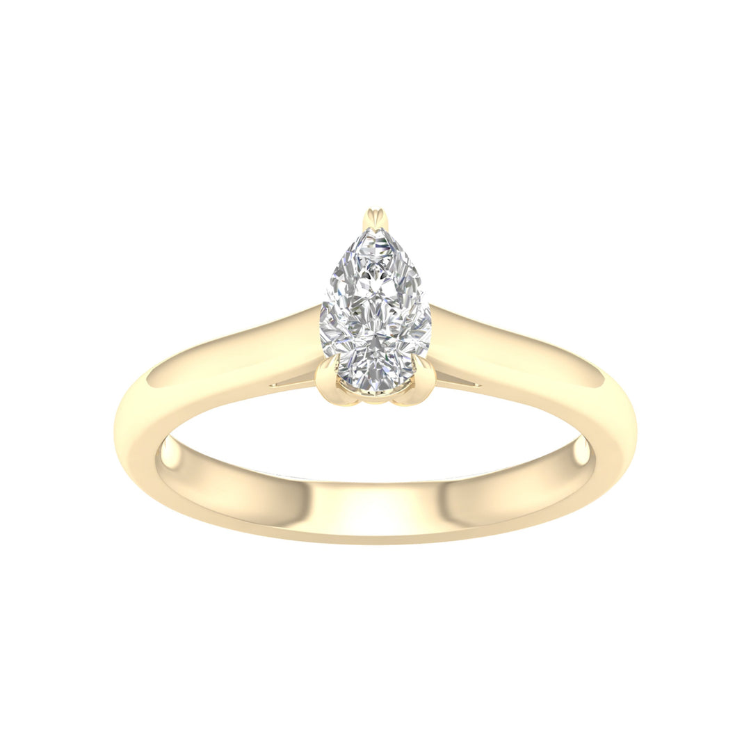 14K 0.50CT Certified Lab Grown Diamond Ring ( IGI Certified )