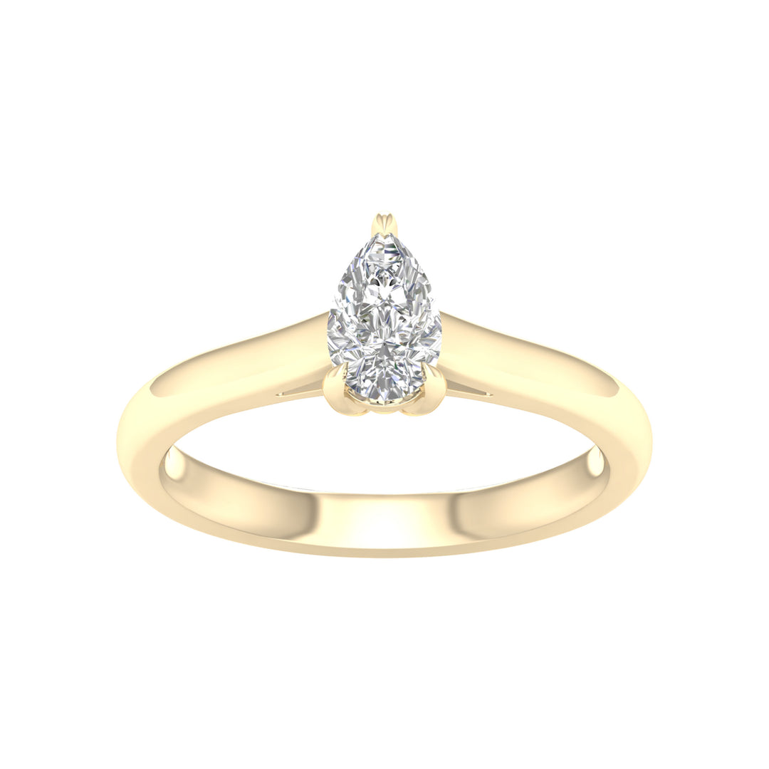 14K 0.50CT Certified Lab Grown Diamond Ring ( IGI Certified )