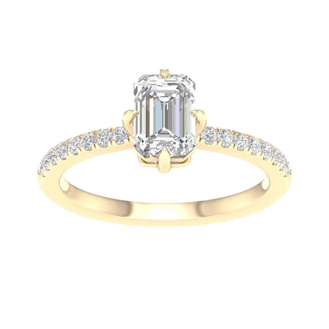 14K 1.15CT Certified Lab Grown Diamond Ring ( IGI Certified )