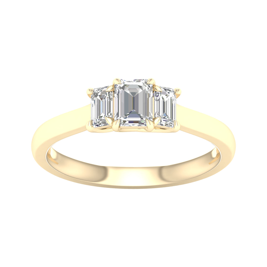 14K 1.00CT Certified Lab Grown Diamond Ring ( IGI Certified )