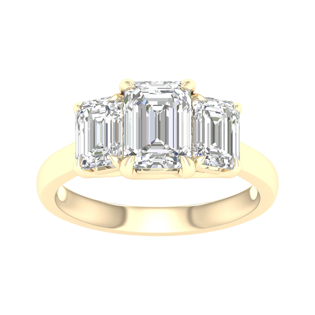 14K 3.00CT Certified Lab Grown Diamond Ring ( IGI Certified )