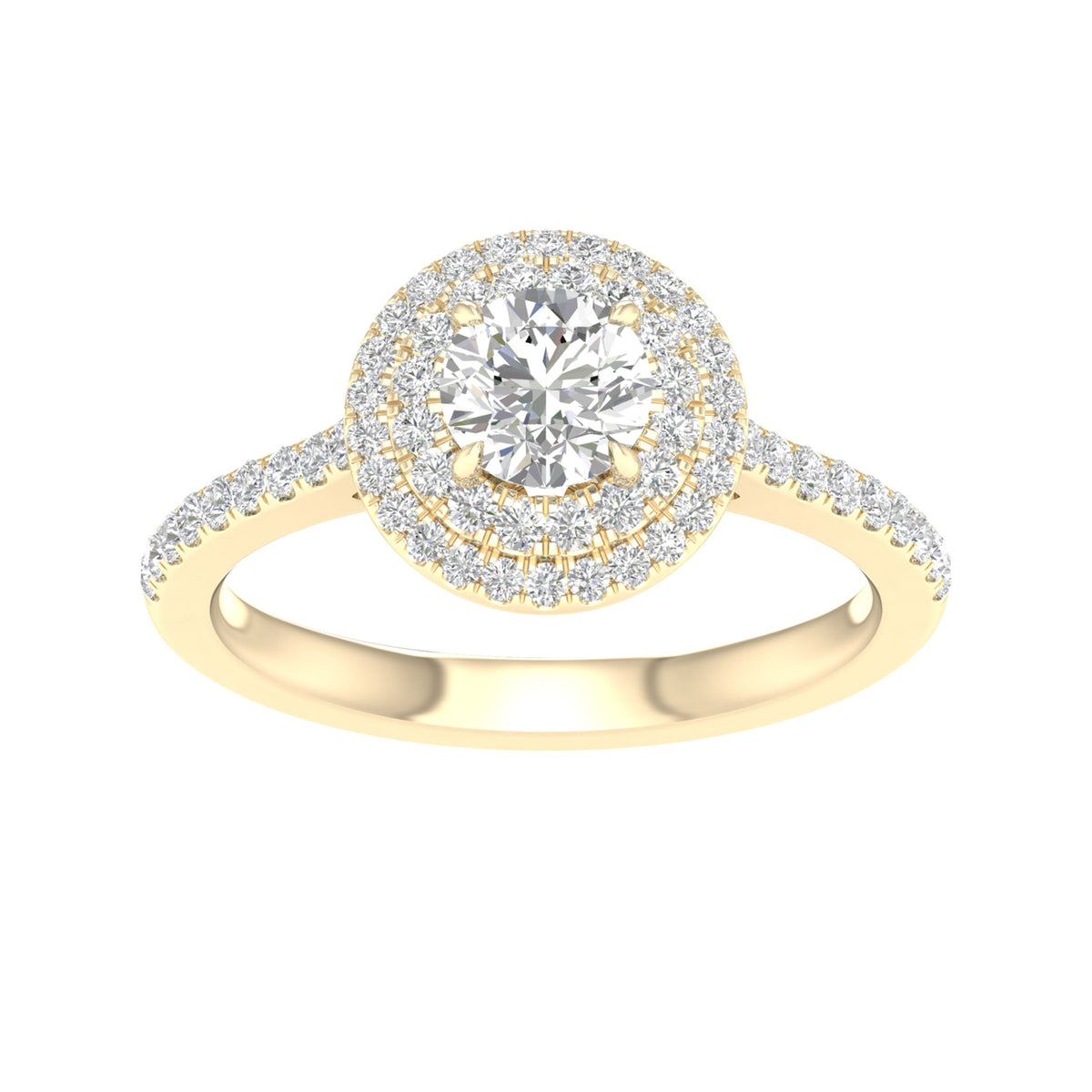 14K 1.15CT Certified Lab Grown Diamond Ring ( IGI Certified )