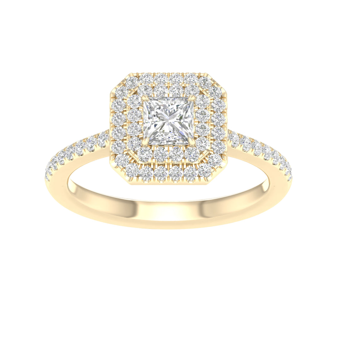 14K 1.15CT Certified Lab Grown Diamond Ring ( IGI Certified )
