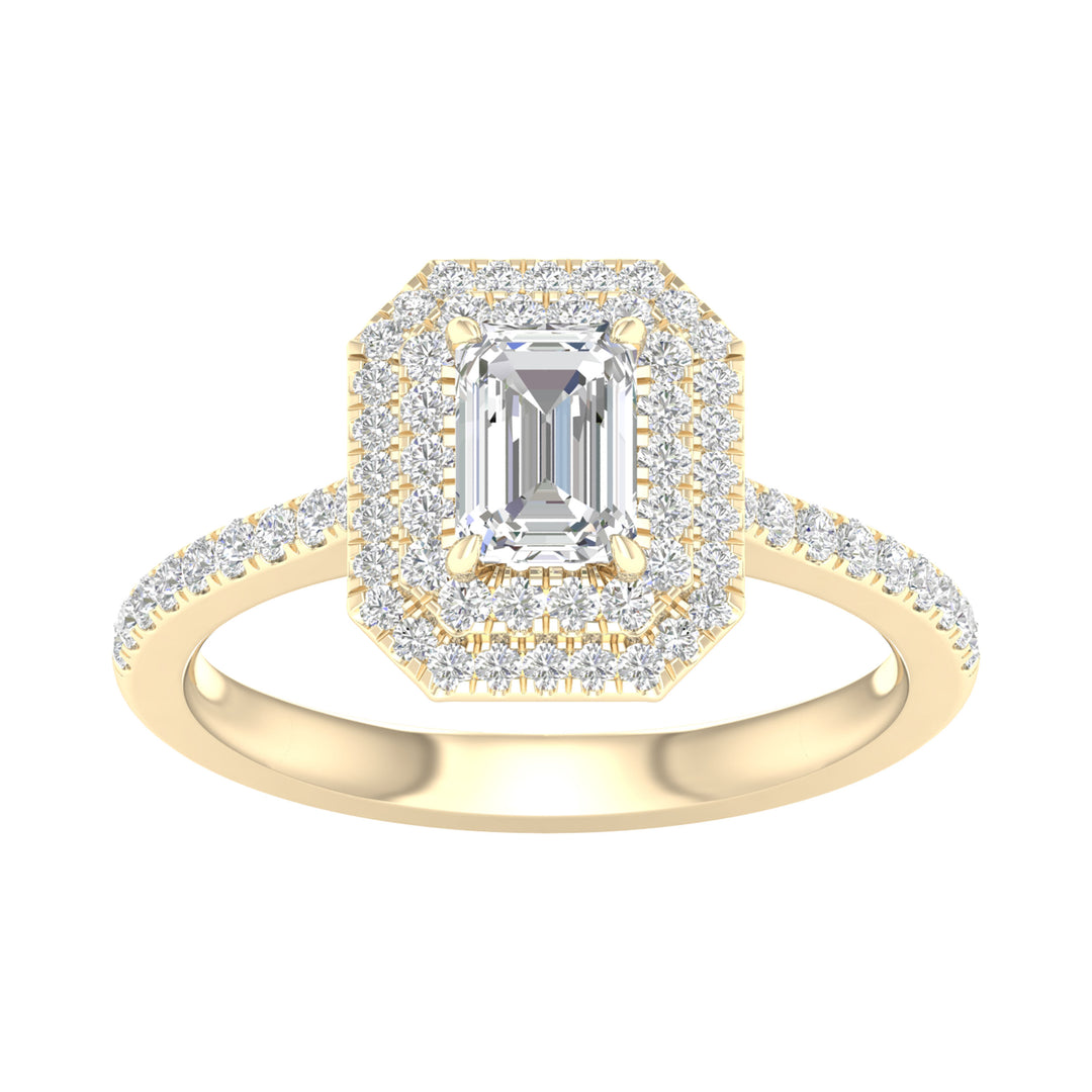 14K 1.15CT  Certified Lab Grown Diamond Ring ( IGI Certified )