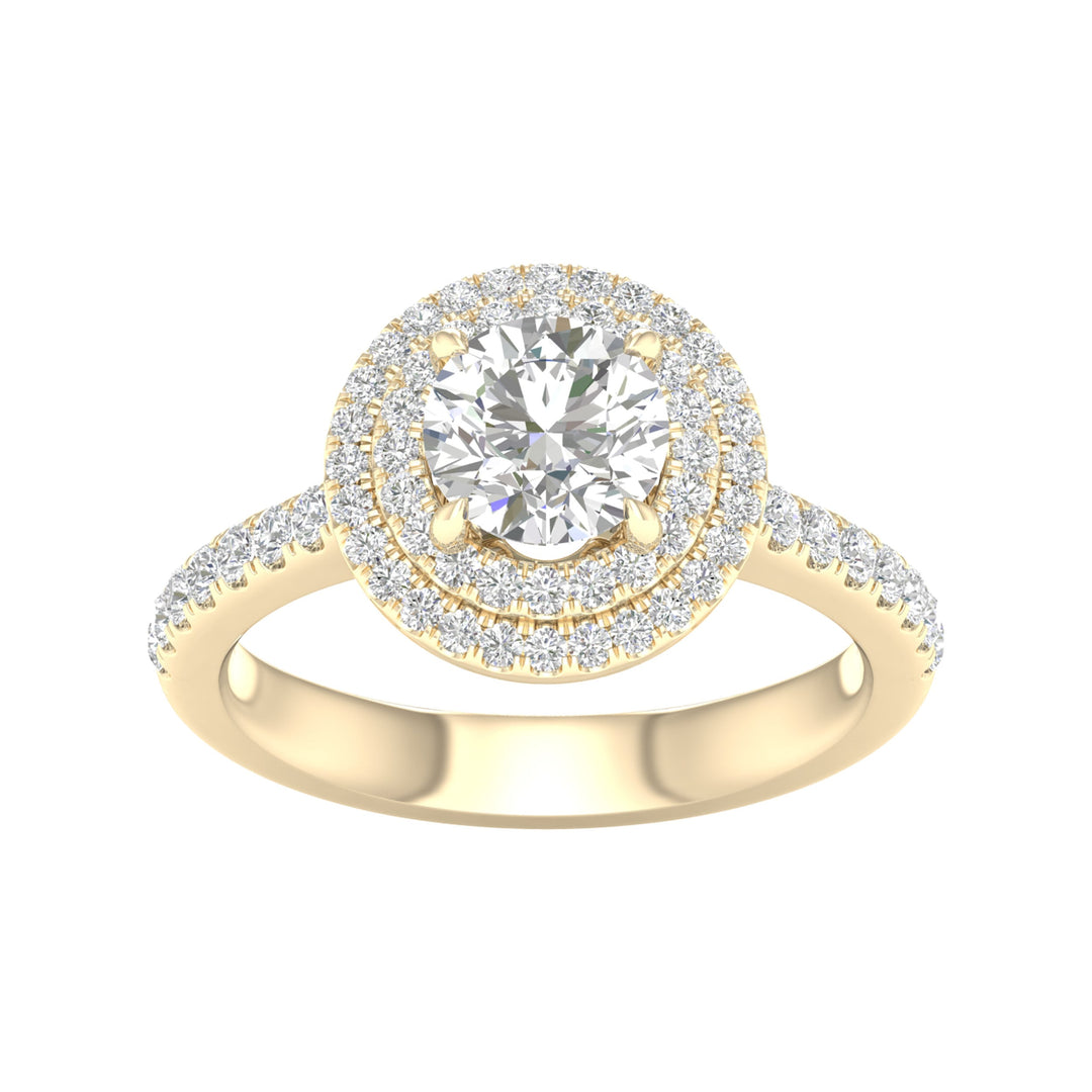 14K 2.00CT Certified Lab Grown Diamond Ring ( IGI Certified )