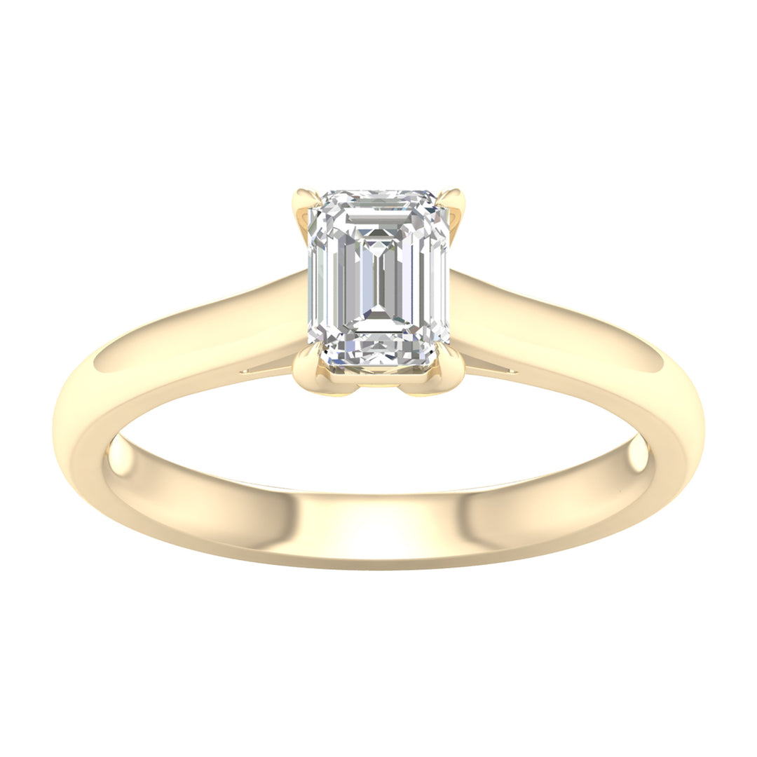 14K 0.75CT Certified Lab Grown Diamond Ring ( IGI Certified )