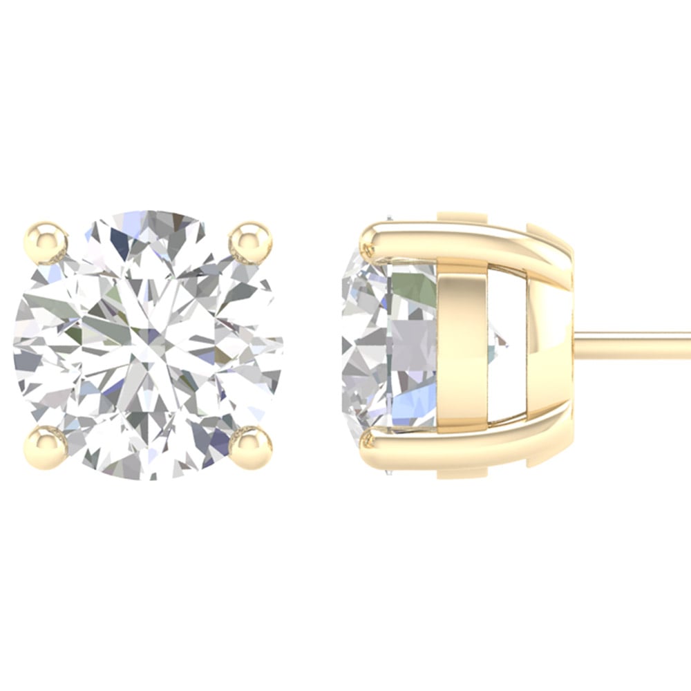 14K 0.50CT Certified Lab Grown Diamond Earring