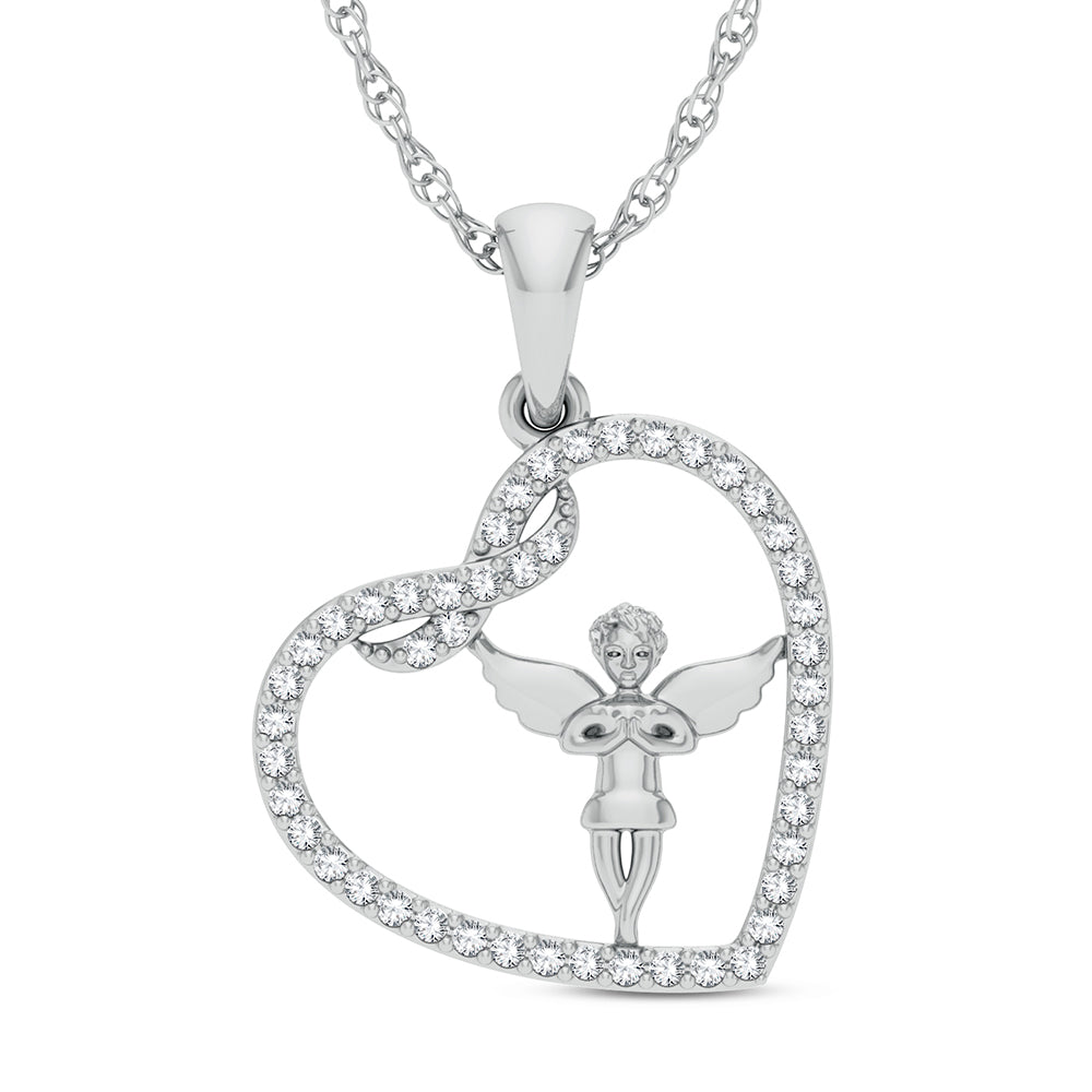 10K 0.20ct Diamond Pendant