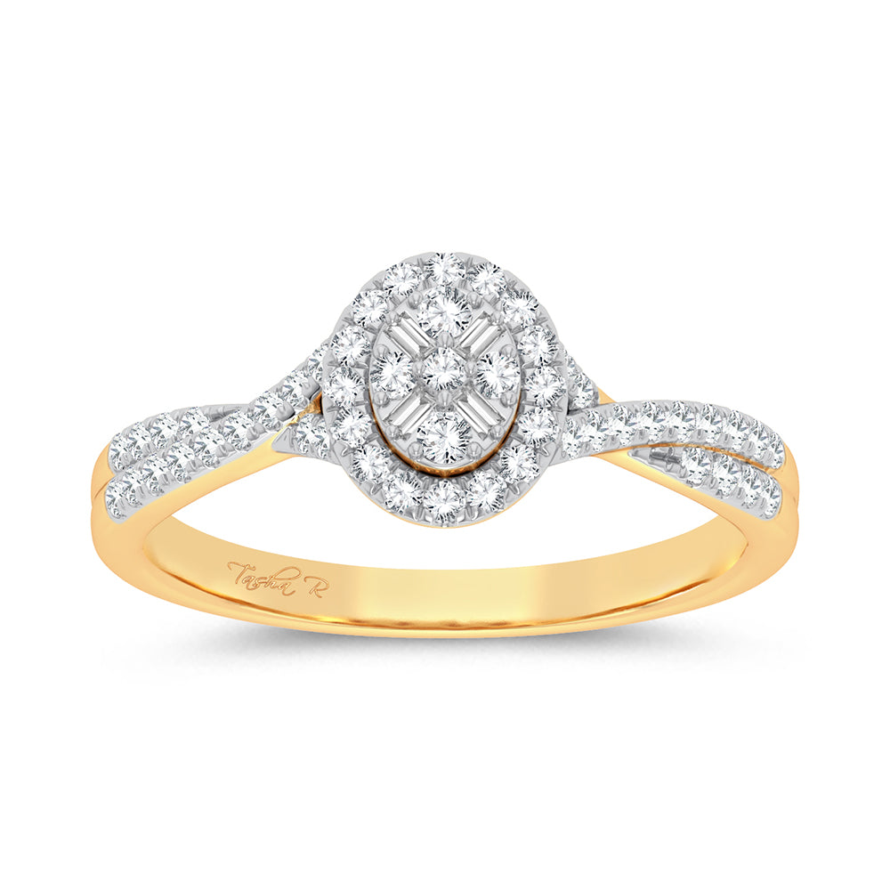 10K 0.25CT DIAMOND RING