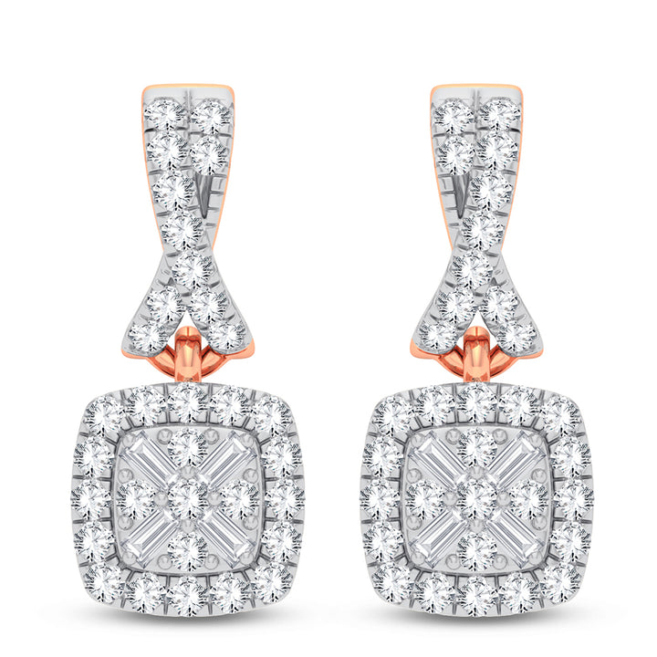 10K 0.33CT DIAMOND EARRING