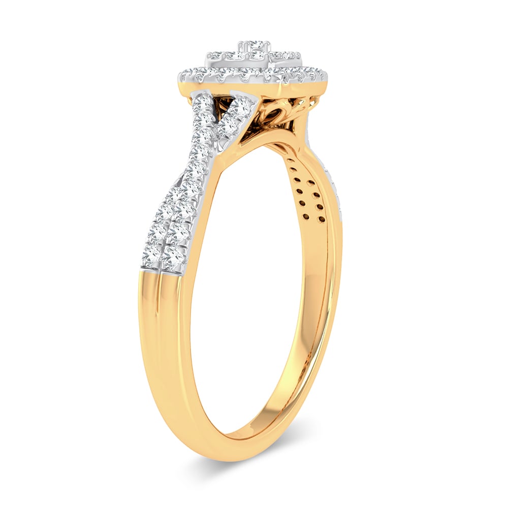 10K 0.25CT DIAMOND RING