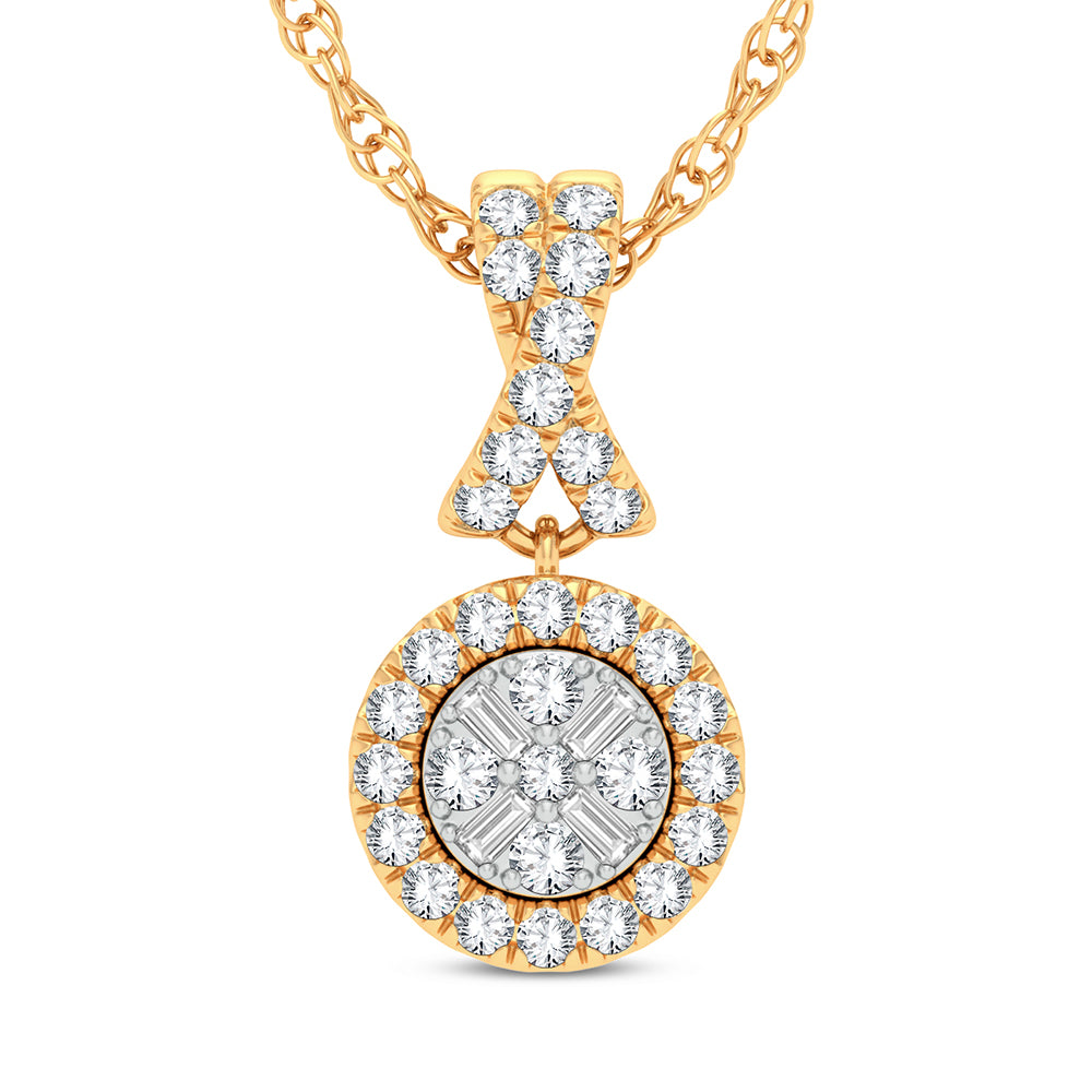 10K 0.20ct Diamond Pendant