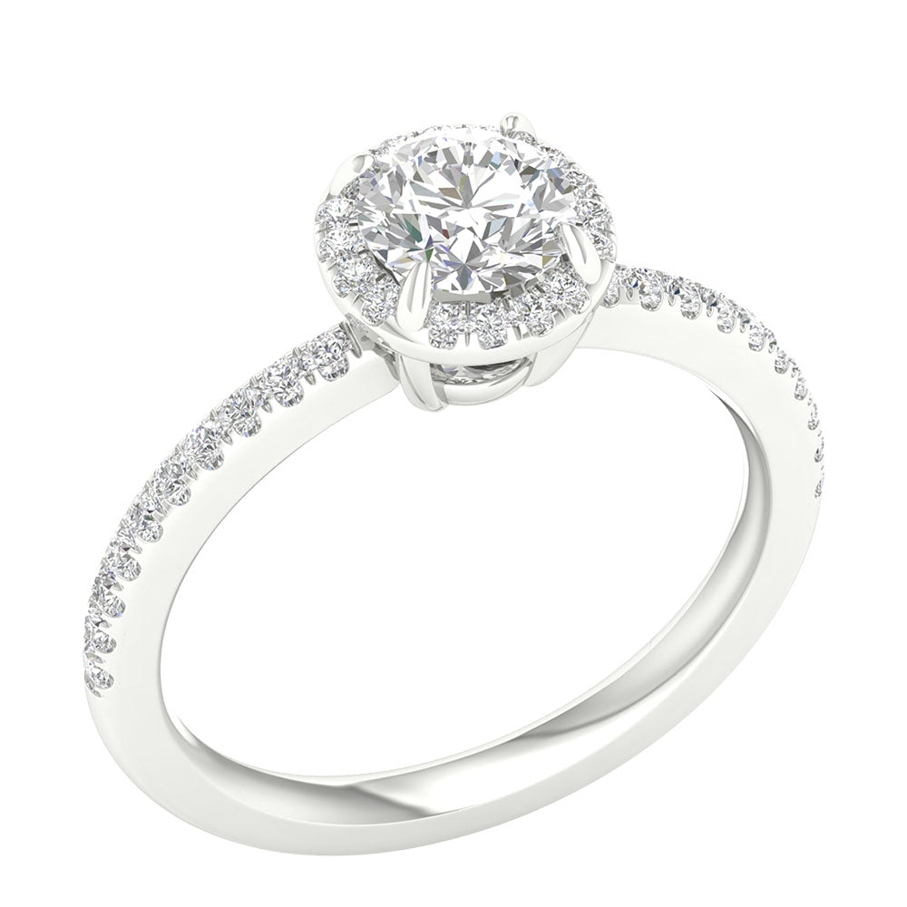 14K 1.25ct Lab Grown Engagement Ring