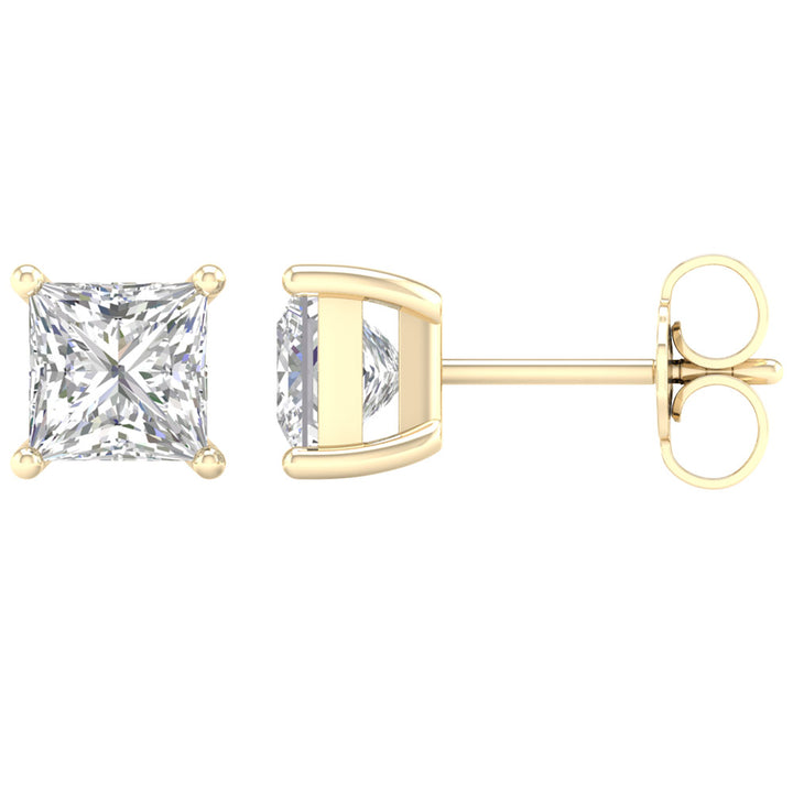 14K 2.00CT Certified Lab Grown Diamond Earrings ( IGI Certified )